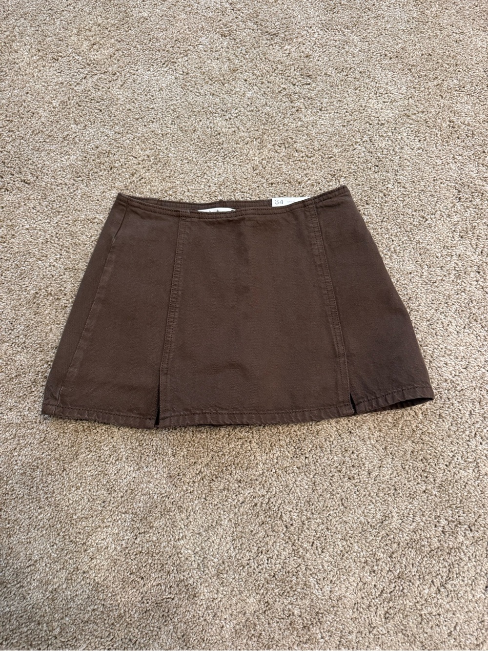 Stradivarius Brown Mini Skirt - US Size 2